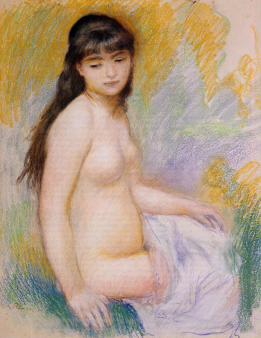 Seated bather 1883